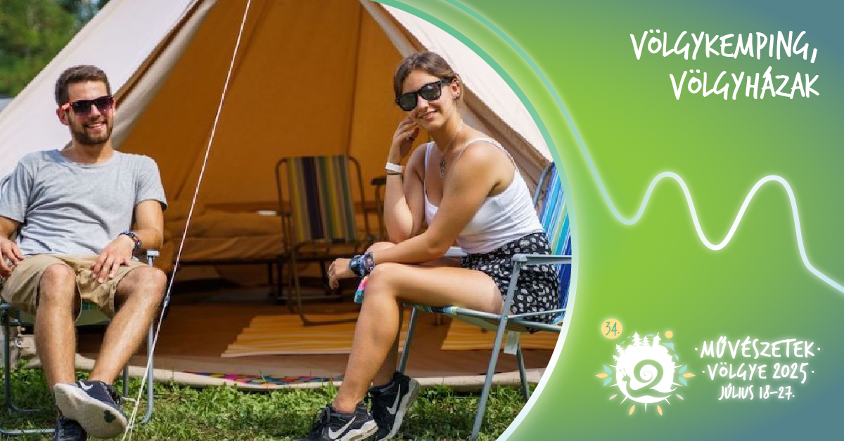 Völgykemping 10 napos Bell Tent jegy 2 fő részére